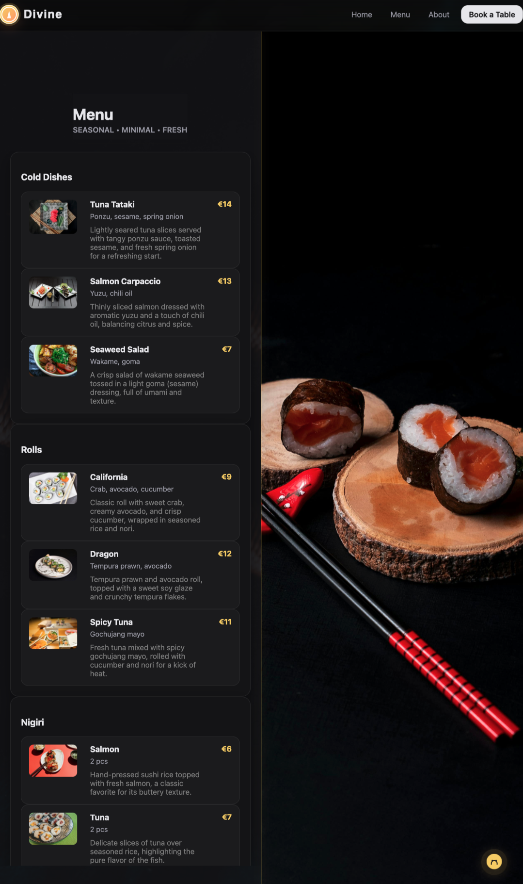 Divine - Japanese Restaurant 3